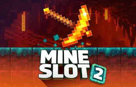 Mine Slot 2 underground mine with glowing crystals and reels